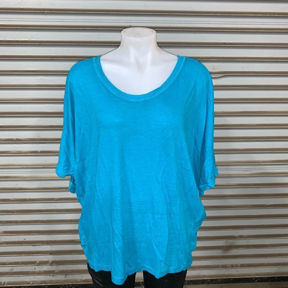 Lane Bryant linen/rayon blend top